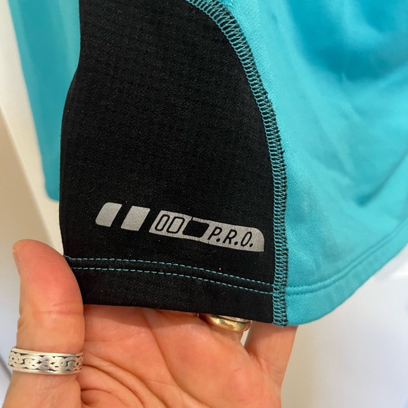 PEARL IZUMI Pro Thermal 1/4 Zip Cycling Pullover Sz M Reflective Blue/Black - Picture 8 of 15